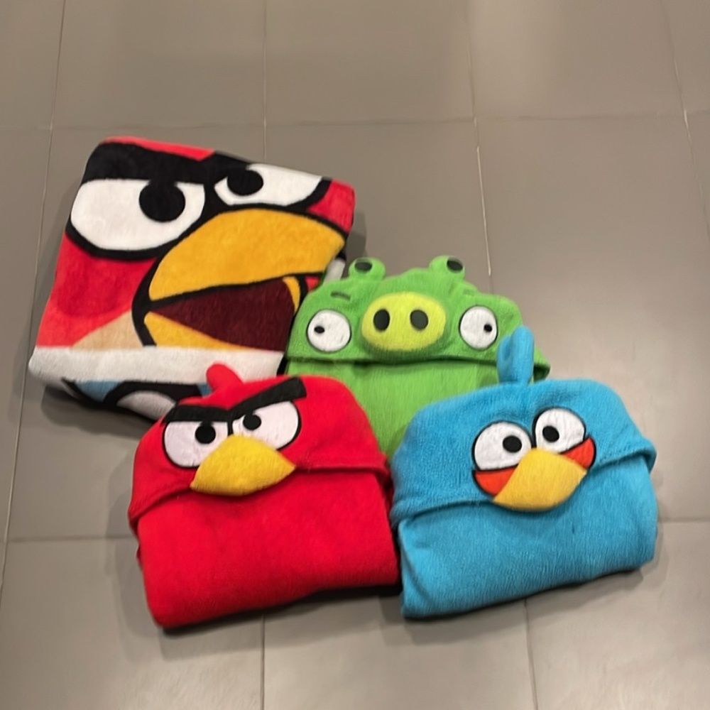 Angry Birds - Fleece Blanket Bundle